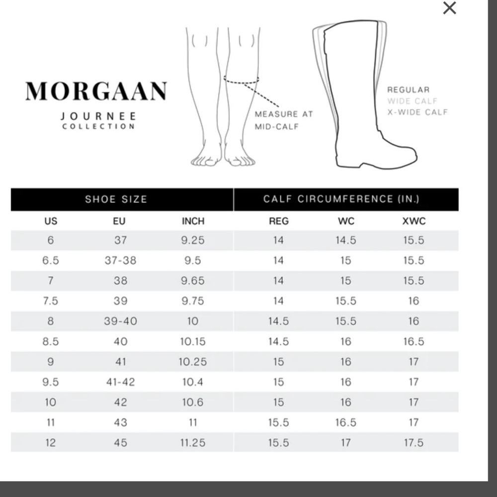 Journee Collection Women's Morgaan Extra Wide Calf Tan Knee High Boots NWT 8XWC - Picture 5 of 10